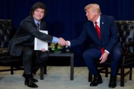 Trump muestra su apoyo a Milei en plena marejada económica y a un mes de las legislativas argentinas