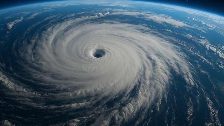 Así se ve desde el espacio