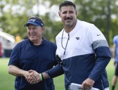 Deadspin | Mike Vrabel: Bill Belichick welcome at Pats' facility