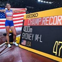 McLaughlin-Levrone nears world record as she wins women's world 400m gold