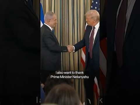 Trump Says Netanyahu Agreed to His Gaza Peace Proposal