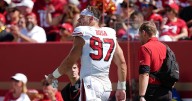 49ers' star defensive lineman Nick Bosa out for season with torn ACL
