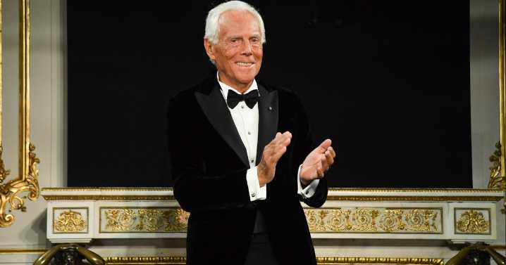Fallece el diseñador de moda italiano Giorgio Armani