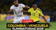 Colombia vs. Venezuela en vivo hoy: ver partido por fecha 18 de las Eliminatorias 2026 