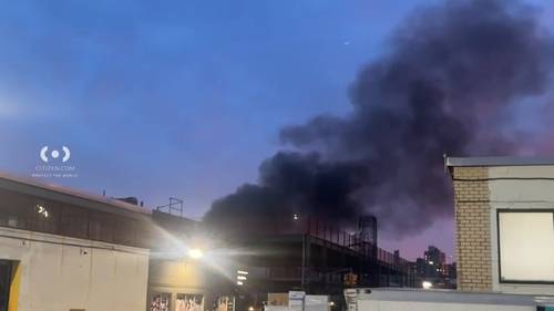 Fire at construction site in East Williamsburg, Brooklyn breaks out, injures 2 people