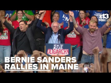 Bernie's 'Fighting Oligarchy' Tour Wowed In Portland, Maine
