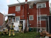 Triplex fire on Trojan Avenue