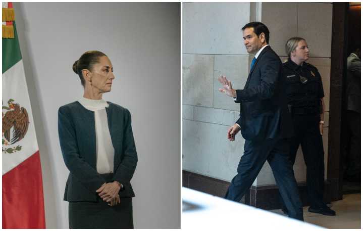 Marco Rubio visita México y Claudia Sheinbaum hace equilibrismo político