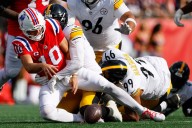 Patriots fumble away game against Steelers, fall 21