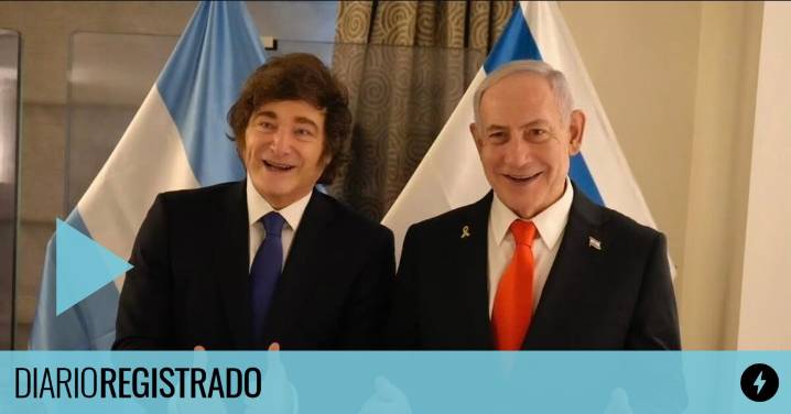 Rechazo político a Milei por su foto y video sonriente junto a Netanyahu