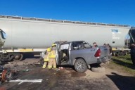 Tres muertos tras el choque de una camioneta contra un tren en el sur de Entre Ríos