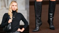 Lila Moss Debuts Demna-designed Gucci Metal Heel Croc Boots in Milan