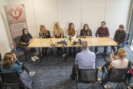 Bereaved mothers hold up 56 babygrows in ’emotional’ meeting with Wes Streeting