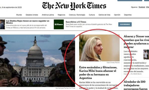 El NyTimes publicó un artículo sobre las coimas y Karina: "Cobraba"