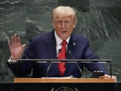 Trump tells UN recognizing Palestine as a state rewards Hamas