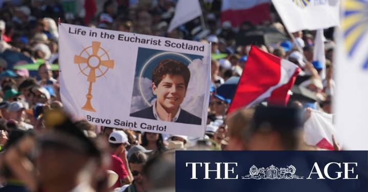 Pope Leo XIV declares Carlo Acutis, 15, first millennial saint