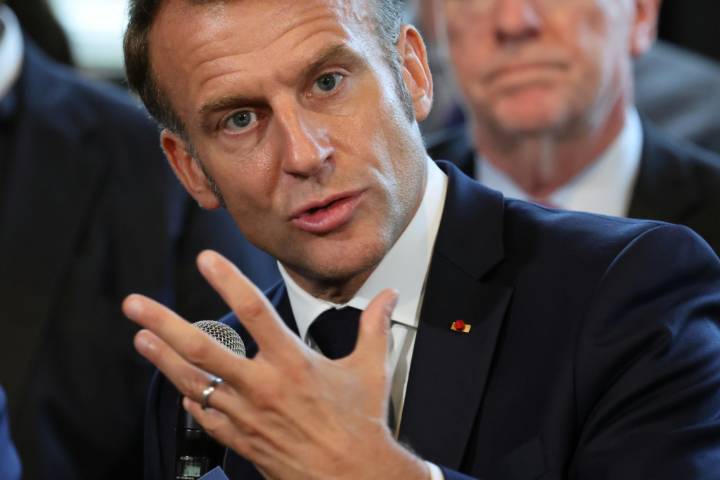 Macron dice que Trump podría ganar el Nobel de la Paz si «detiene» la guerra en Gaza