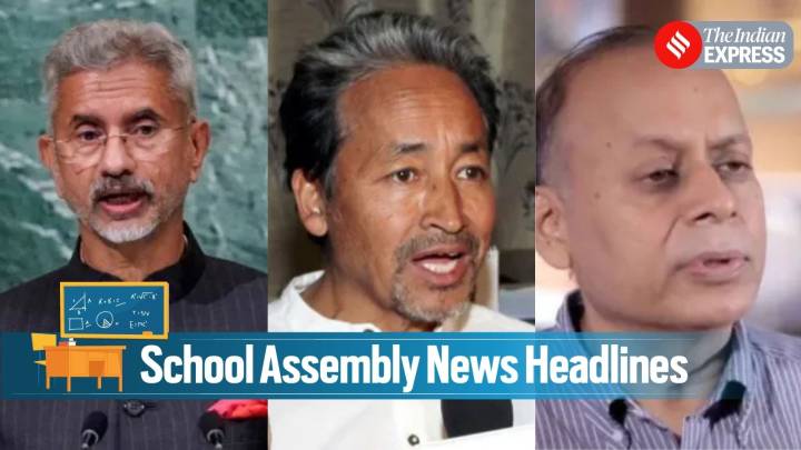 School Assembly News Headlines (September 28): Asian Cup final, S Jaishankar at UNGA, Sonam Wangchuk arrest & more