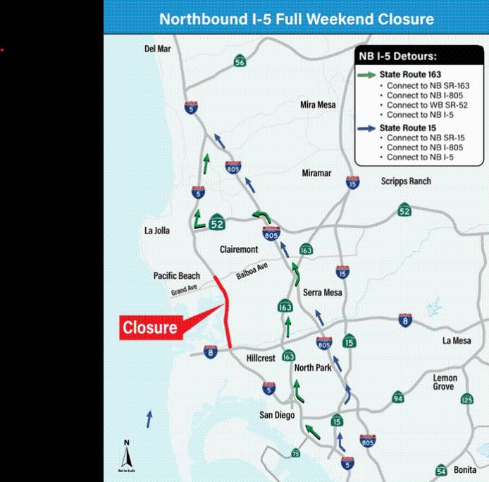 San Diego's I-5 reopens sooner than expected after weekend construction