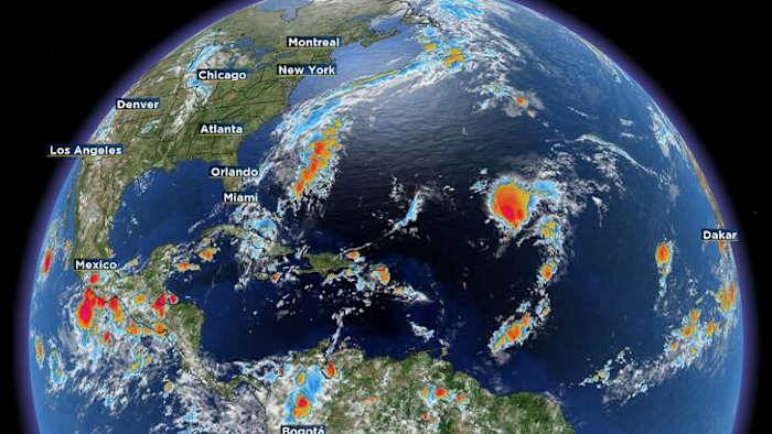 Tropical Storm Gabrielle continues to chug along in the Atlantic
