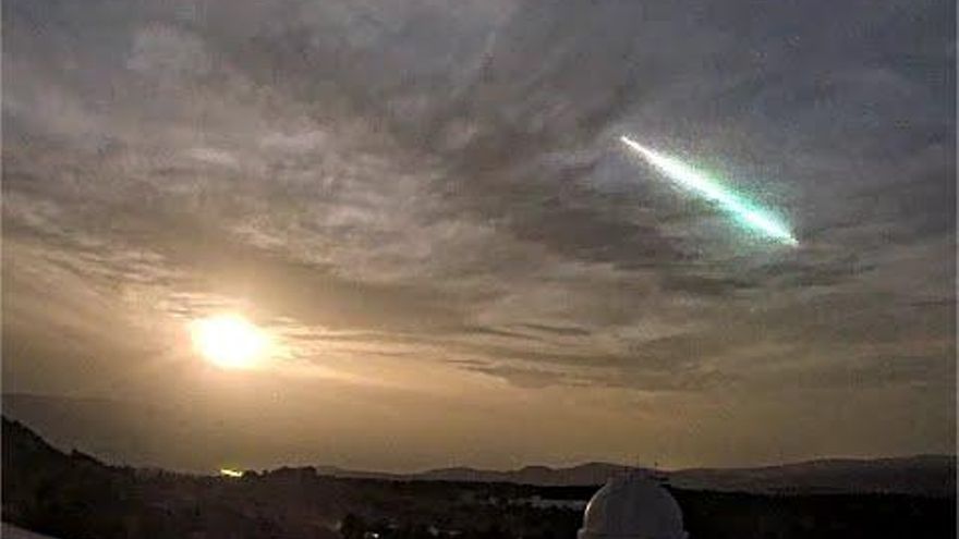 Una bola de fuego sobrevuela el norte de la provincia de Málaga