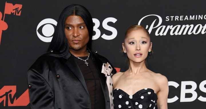 Ariana Grande Goes Pretty in Polka Dots for MTV VMAs 2025, Brings Law Roach as Her Date | 2025 MTV VMAs, Ariana Grande, Law Roach, MTV VMAs