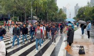 Avanzan en CDMX por justicia para los 43