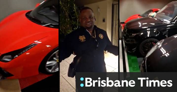 Former NDIS director shows off luxury cars