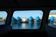 In LA port, bobbing blue floats are turning wave power into clean energy
