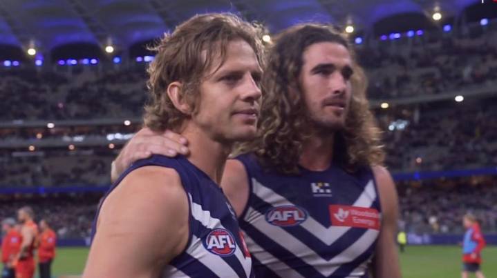 Nat Fyfe’s AFL career comes to shattering end as Fremantle lose thriller to Gold Coast