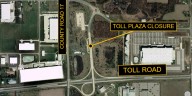 Elkhart East toll plaza to close nightly for nearly a month