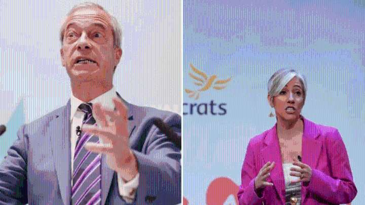Farage is 'unpatriotic', Lib Dems claim as they step up fight against Reform