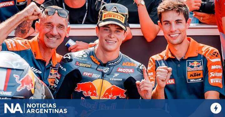 El argentino Valentín Perrone terminó sexto en el Gran Premio de San Marino del Moto3