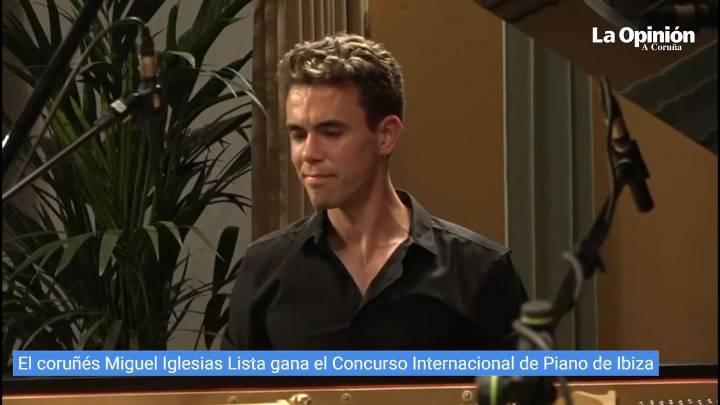 La doble conquista del pianista coruñés Miguel Iglesias