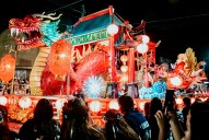 Las Breñas brilló con el 68° desfile de carrozas estudiantiles