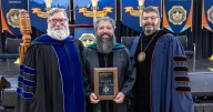 Leading the Way: C-N presents Reagan with 2025 Teaching Excellence, Leadership Award
