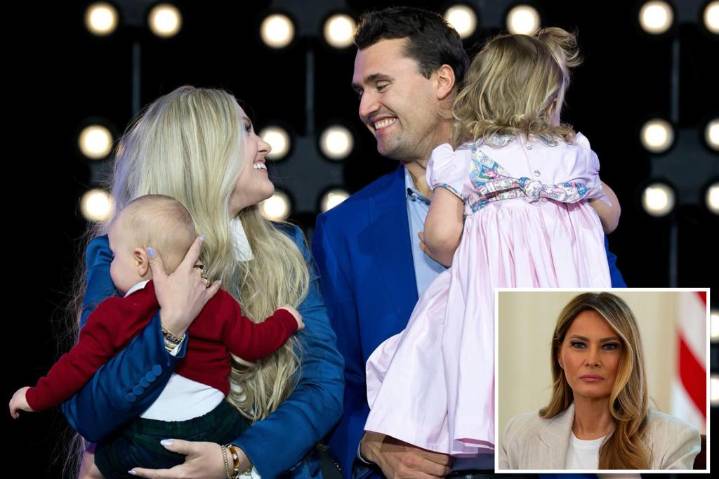 Melania Trump mourns for Charlie Kirk's children in heart-wrenching post after his assassination