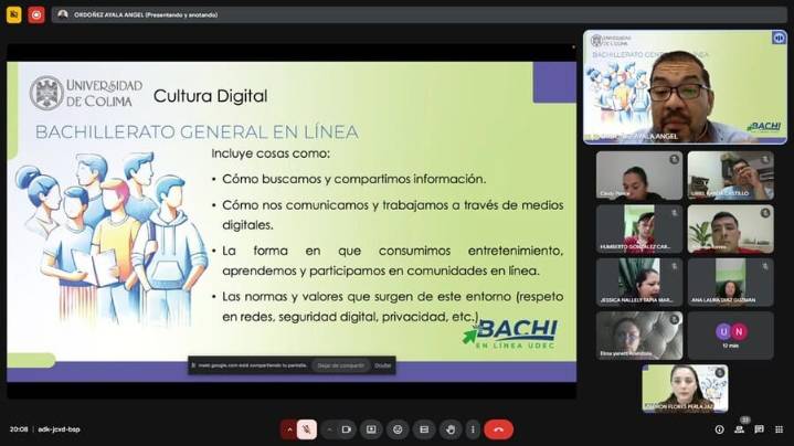 Inicia actividades la primera generación del Bachillerato General en Línea de la UdeC