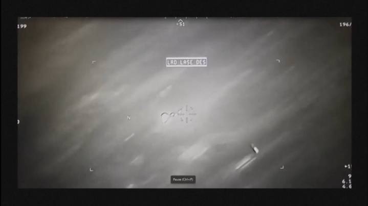 UFO hearing video shows Hellfire missile fired at mysterious orb