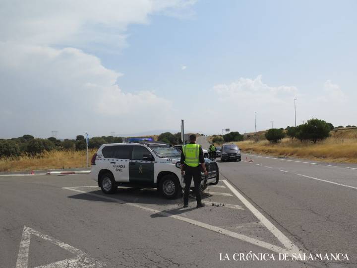 Colisión múltiple en Salamanca