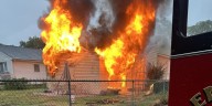 Crews battle house fire in East Hartford