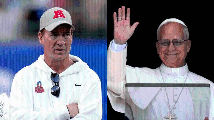 Peyton Manning penned letters to Pope Leo XIV inviting him on the 'Manningcast'