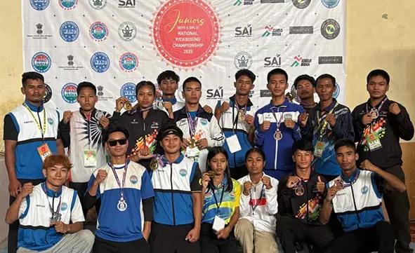 Arunachal win 15 medals an National Kickboxing C’ship