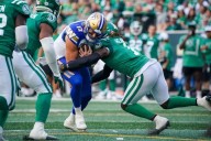 Riders’ C.J. Reavis speaks on hit to Bombers’ quarterback Zach Collaros