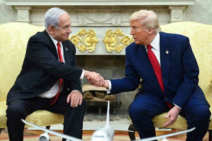 Reunión clave este lunes entre Donald Trump y Benjamin Netanyahu