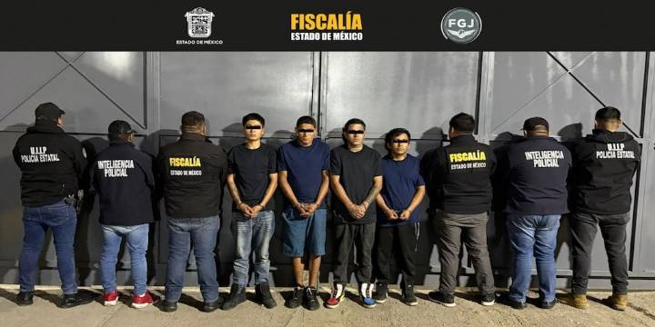 Vinculan a proceso a cinco presuntos miembros del CJNG en Edomex acusados de triple homicidio