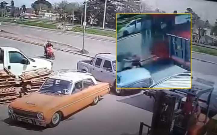 Argentina: Abrió la puerta de su camioneta y golpeó a mujer policía que murió arrollada por bus