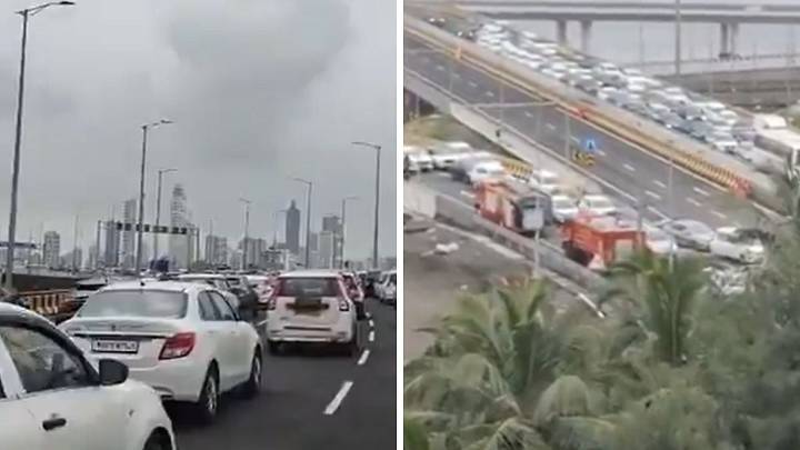 Mumbai Coastal Road Opened For Traffic After Shutdown Due To Car Fire Inside Tunnel