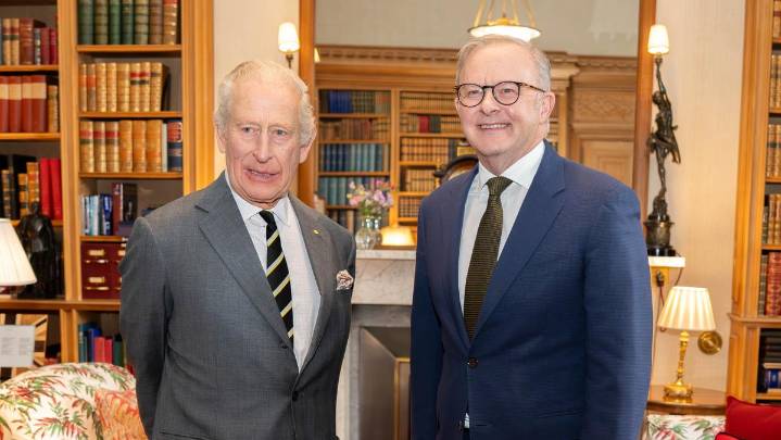 Prime Minister Anthony Albanese meets King Charles at Balmoral Castle