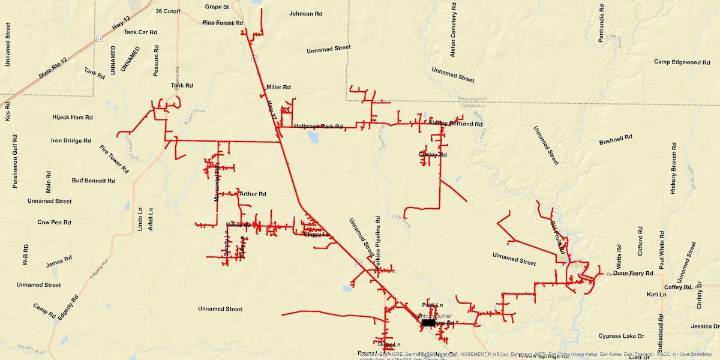 BECi schedules outage for area between DeQuincy and Sulphur